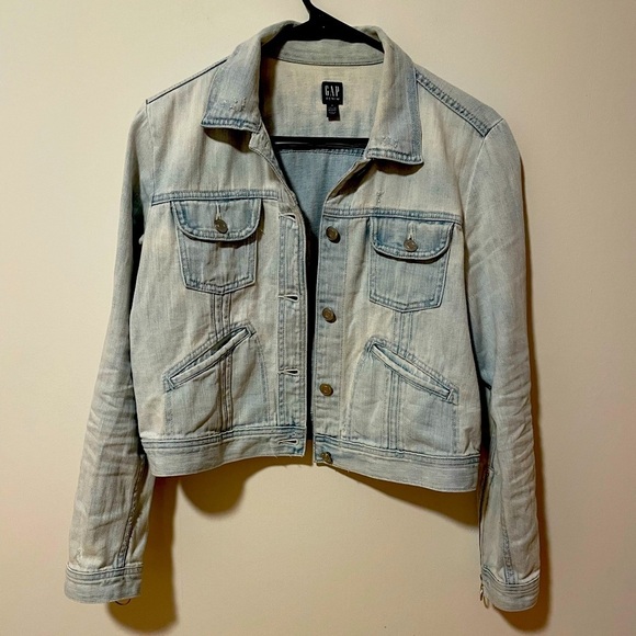 GAP Women's Light Blue Denim Jacket - Picture 1 of 13